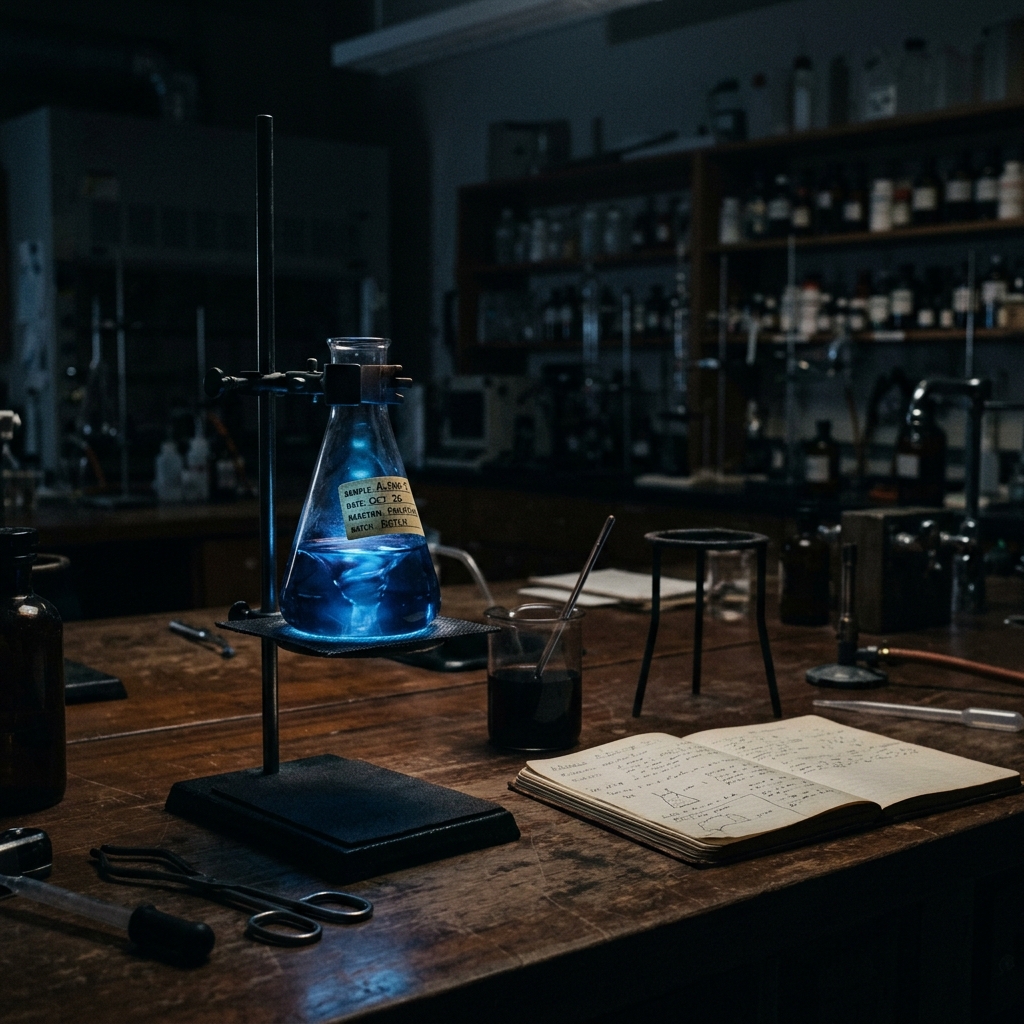 Lab Flask representing research